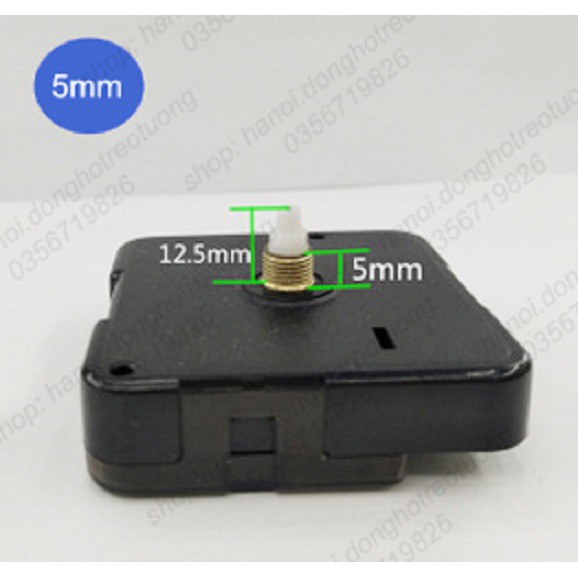 Máy đồng hồ treo tường trục dài, trục ngắn có móc treo - Bảo hành 1 năm