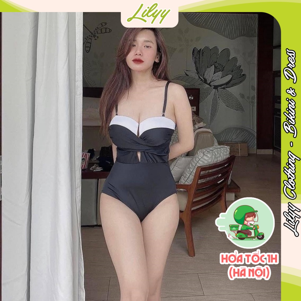 Đồ bơi nữ 1 mảnh LILY Bikini đi biển liền thân kín đáo mẫu mới siêu đẹp BKN02