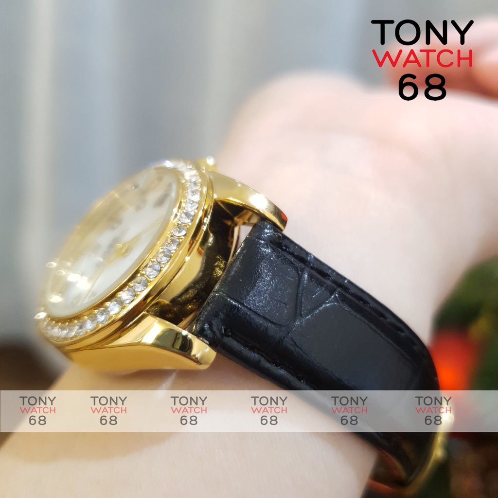 Đồng hồ nữ dây da Winsley chính hãng đẹp đính đá Role viền mạ vàng giá rẻ thời trang | BigBuy360 - bigbuy360.vn