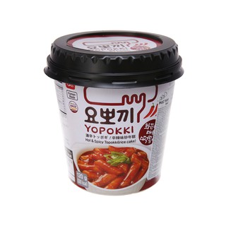 Bánh gạo tokbokki Yopokki siêu cay ly 120g