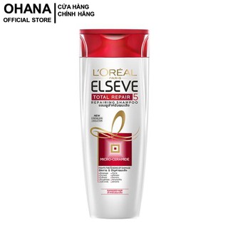 Dầu Gội Phục Hồi Tóc Hư Tổn L'oreal Paris Elseve Total Repair 5 Filler Repairing Shampoo 330ml