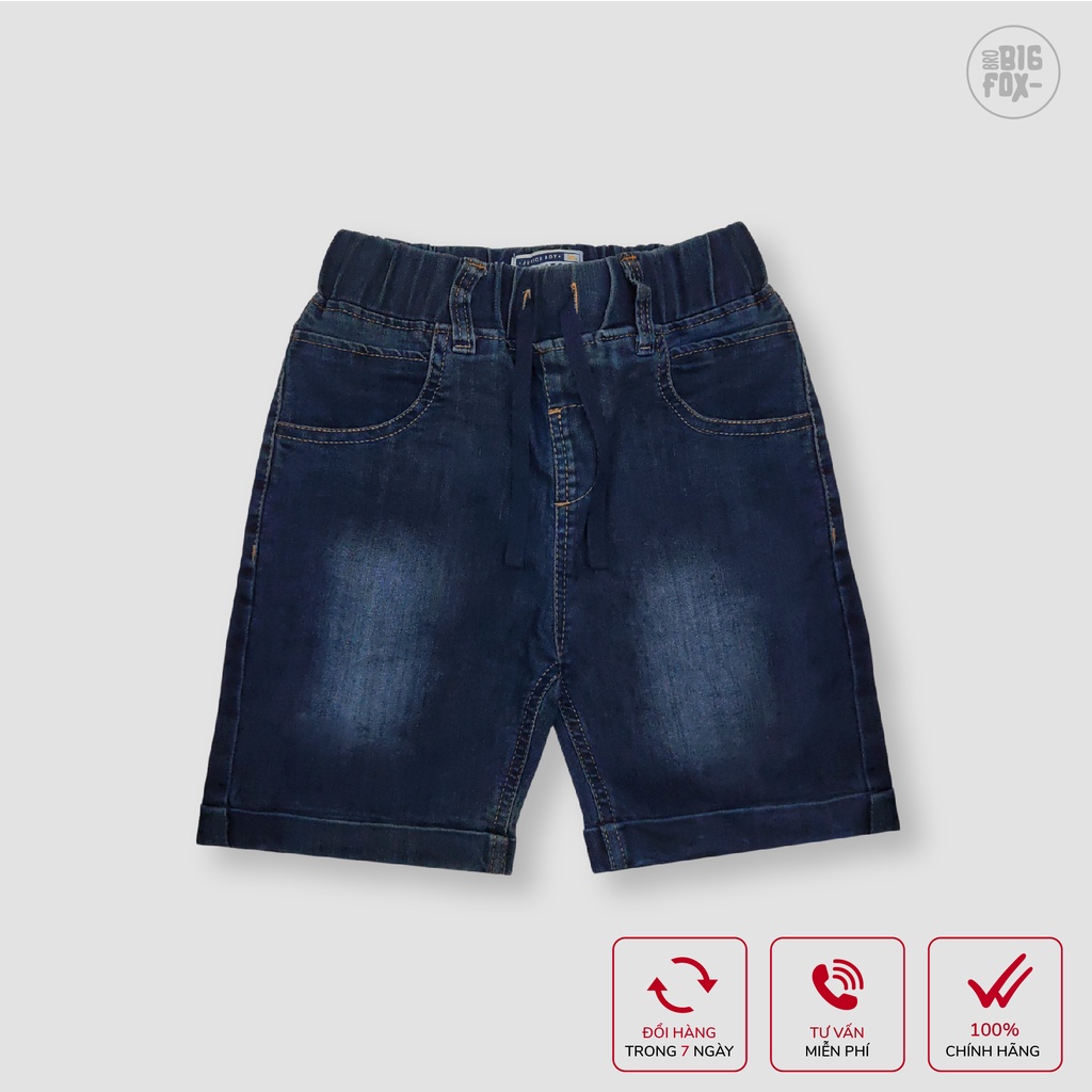 Quần Short Bé Trai BIGFOX Quần Sooc Cho Bé Chất Bò Jean Size Đại 5-15