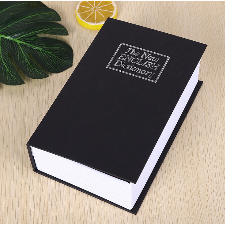 Két sắt hình quyển sách loại nhỏ 11.5x8x4.5cm
