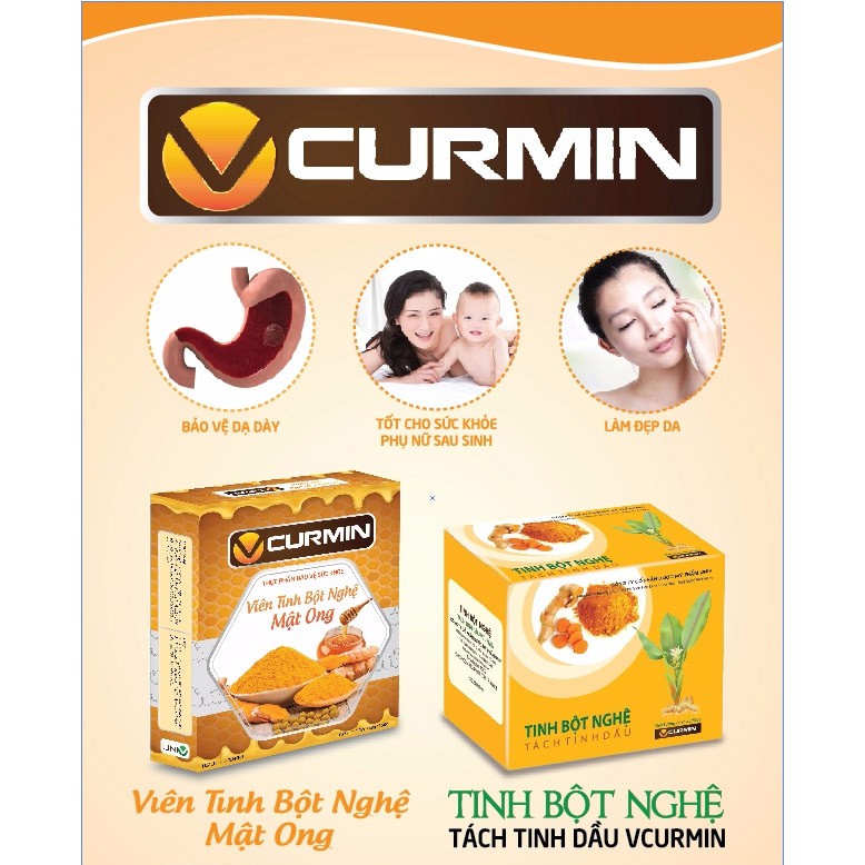 Tinh Bột Nghệ Viện Khoa Học Công Nghệ 100g VCURMIN