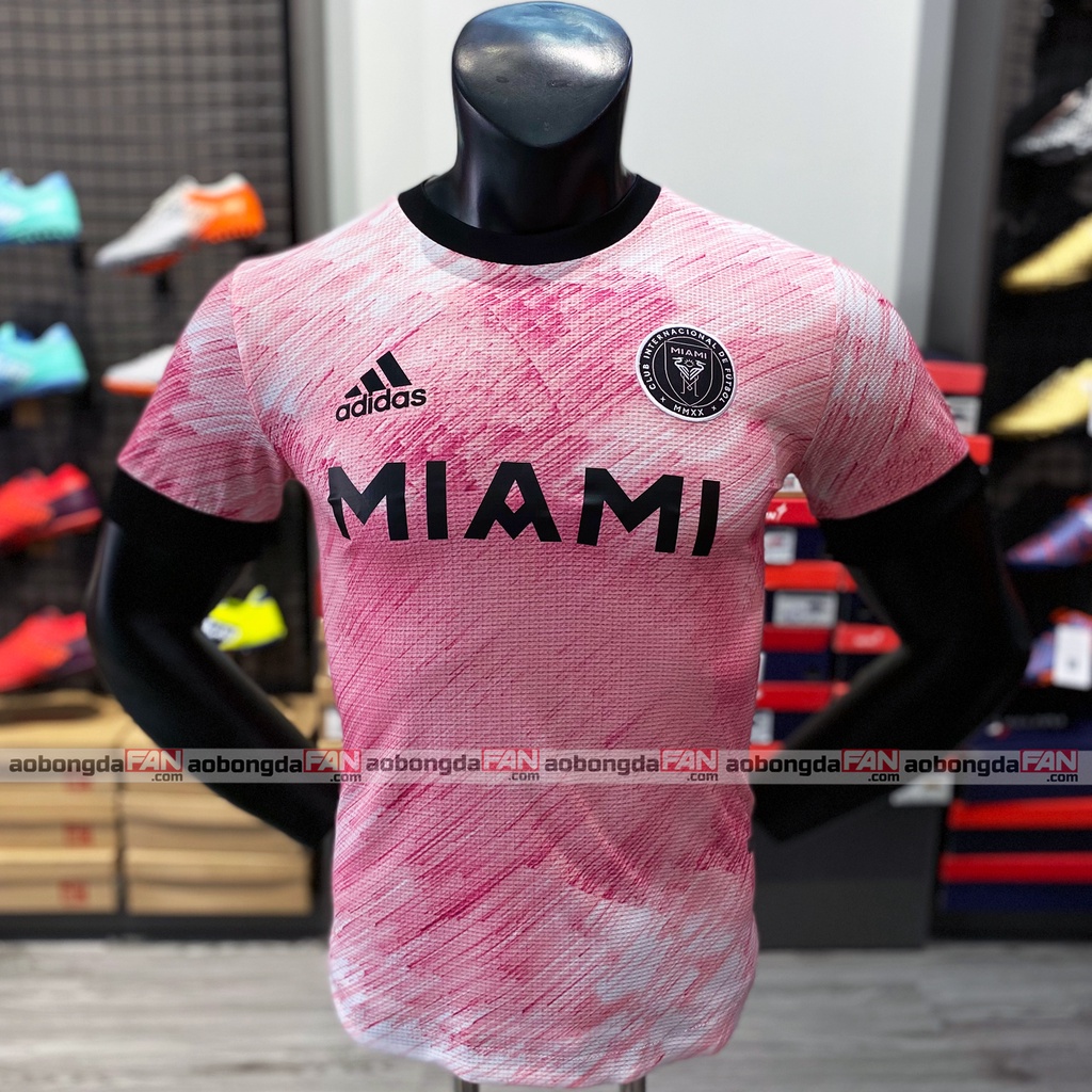Bộ Quần Áo Bóng Đá Miami Hồng Xước 2023 - Vải Thái
