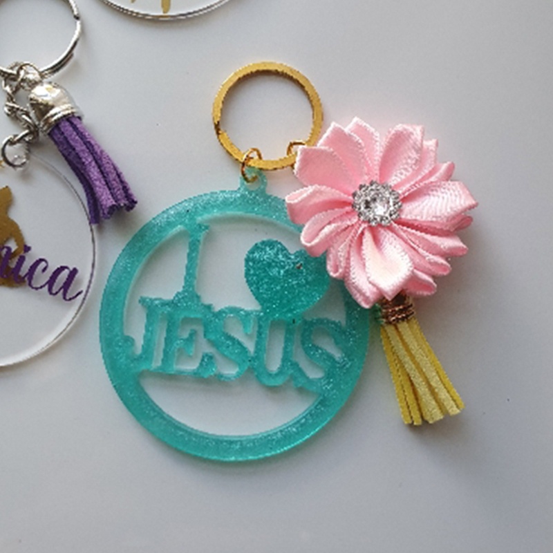 Khuôn Silicone Làm Móc Khóa Hình Chúa Jesus