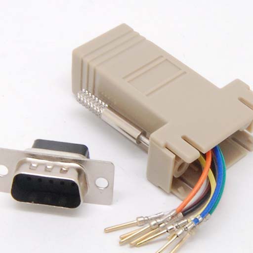 Đầu Nối Chuyển Đổi 9 Pin Db9 Rs232 Male Female Sang Rj45 | BigBuy360 - bigbuy360.vn