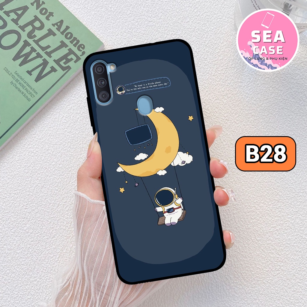 Ốp lưng Samsung A11/ M11 hình vũ trụ,hoạt hình,phi hành gia – ốp nhựa chống trầy,chống va đập