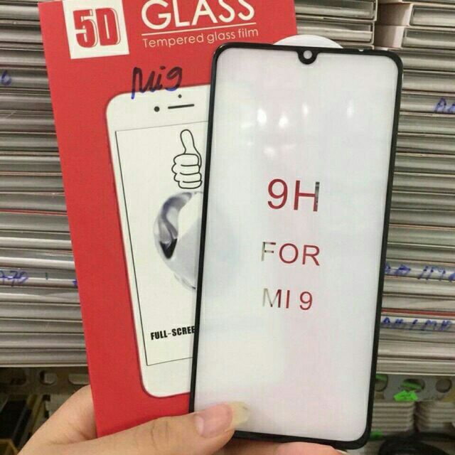 Kính Full màn 5D xịn cho Xiaomi Mi 9