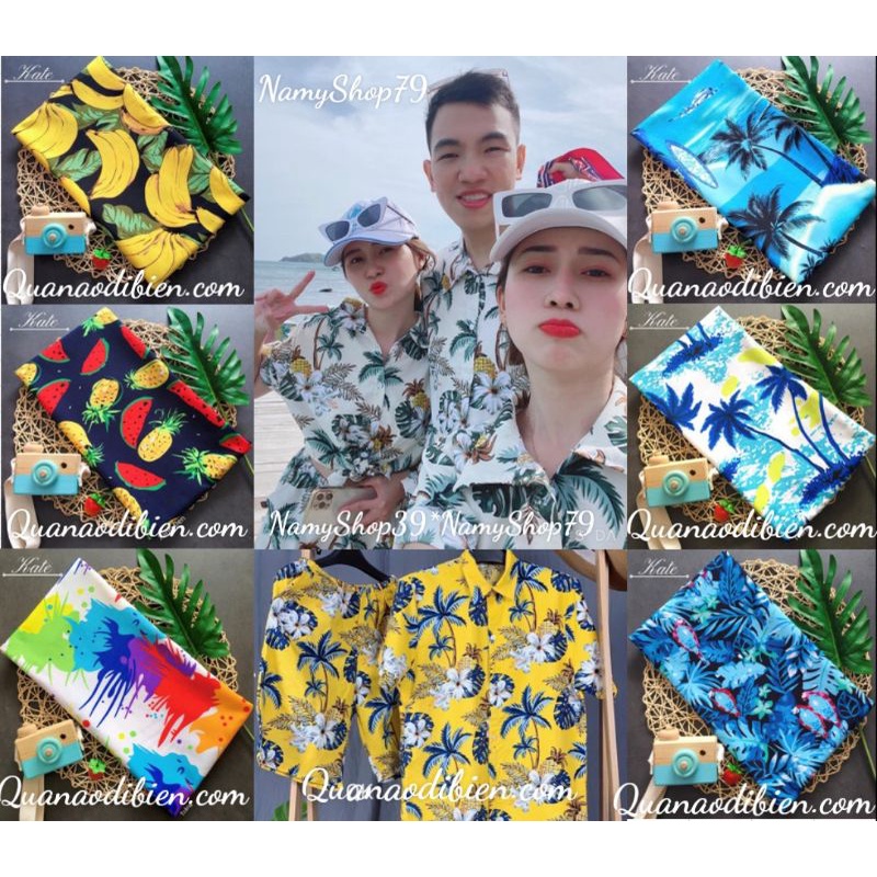 1.❤️Top bán chạy❤️ ĐỒ BỘ TRÁI CÂY ĐI BIỂN, NHIỀU MẪU TƯƠI SÁNG