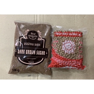 Đường đen và trân châu làm sữa tươi trân châu đường đen