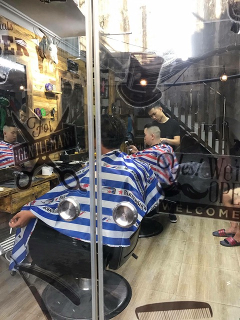 KHĂN CẮT TÓC NAM BARBER CHO BARBERSHOP