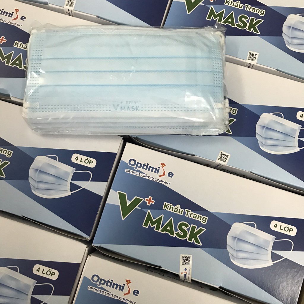 Khẩu trang 4 lớp V Mask hộp 50 cái