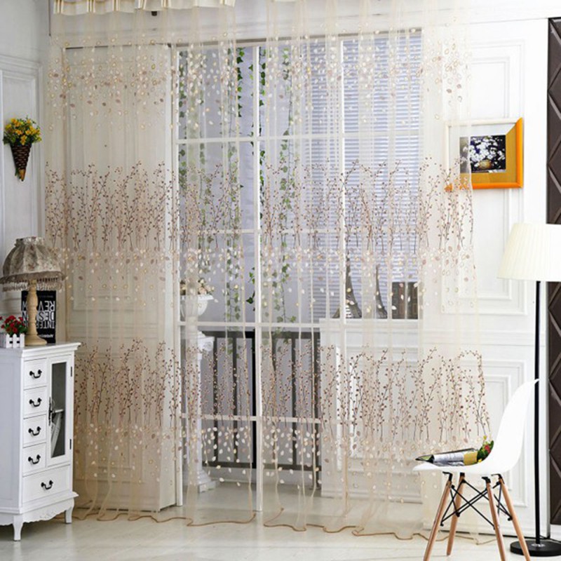 Rèm cửa vải mỏng trang trí nhà 100*200cm