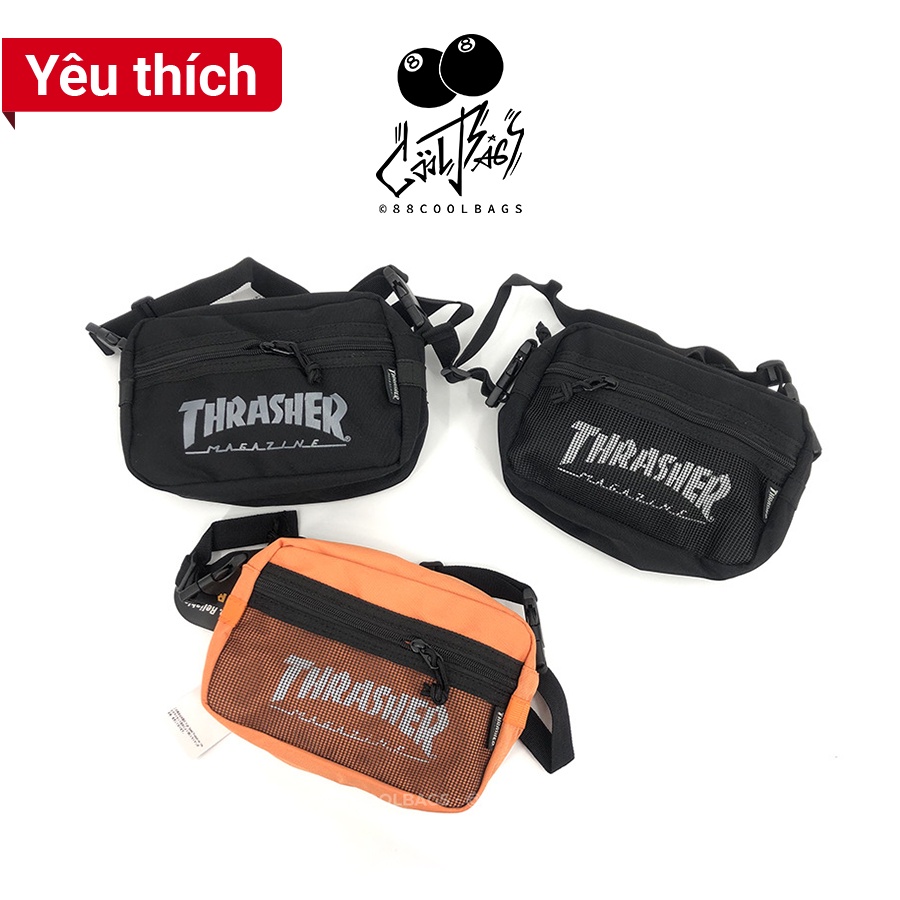 ⚡ Túi Đeo Chéo THRASHER  | Túi Đeo Chéo Thời Trang Nam Nữ Phong Cách Đường Phố Streetwear, Ulzzang