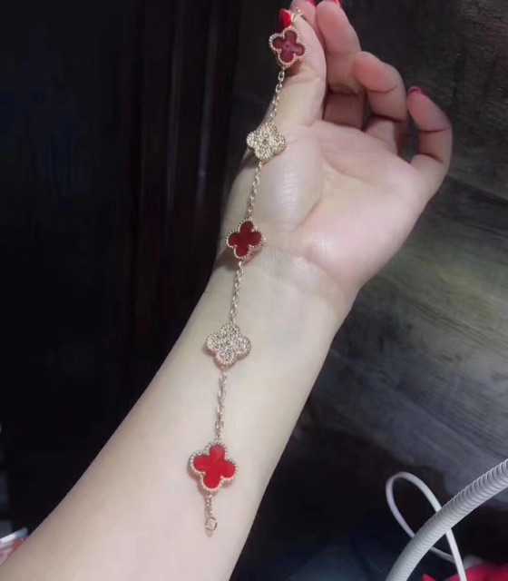 ✨ Vòng tay V@n Cleef & Arpels fullbox bạc 925