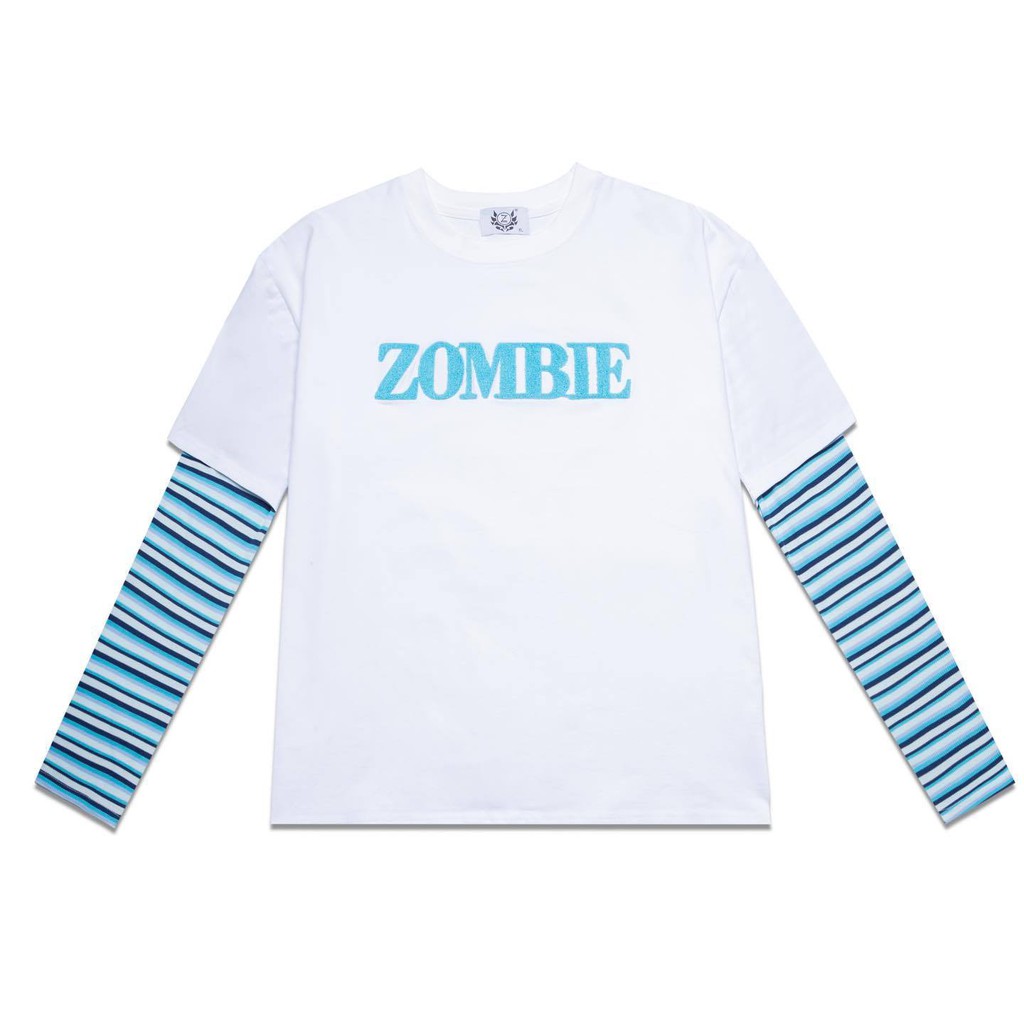 Áo ZOMBIE® Blue Stripes Sweater - White | BigBuy360 - bigbuy360.vn