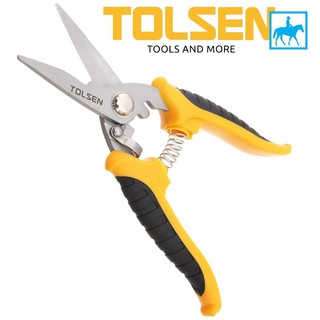 Kéo cắt tự động mở 180mm multi-purpose scissors tolsen 30042