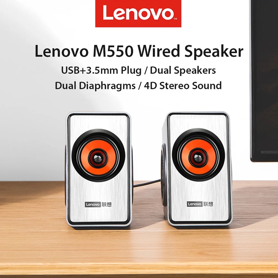 Lenovo M550 - Loa Máy Tính Có Dây Cổng USB