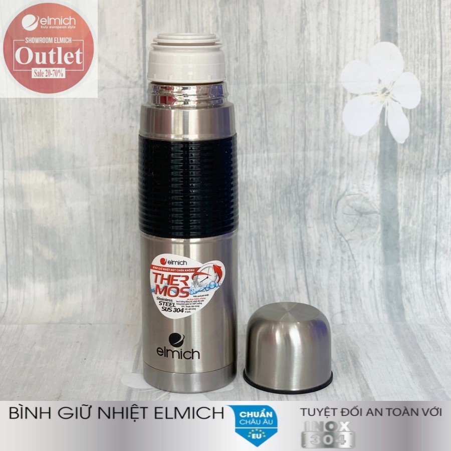 Bình Giữ Nhiệt Inox 304 Nóng 8h Lạnh 12h ELMICH El520x 500ml/750ml/1000ml