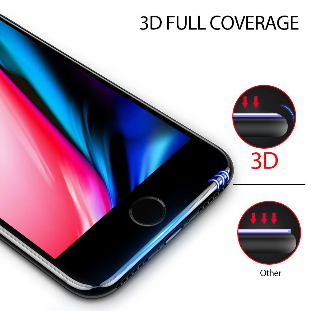 Kính Cường Lực 3D Bảo Vệ Toàn Màn Hình Cho iPhone 11 Pro Max iPhone X 8 6s 7 Plus iPhone XS XR xsmax