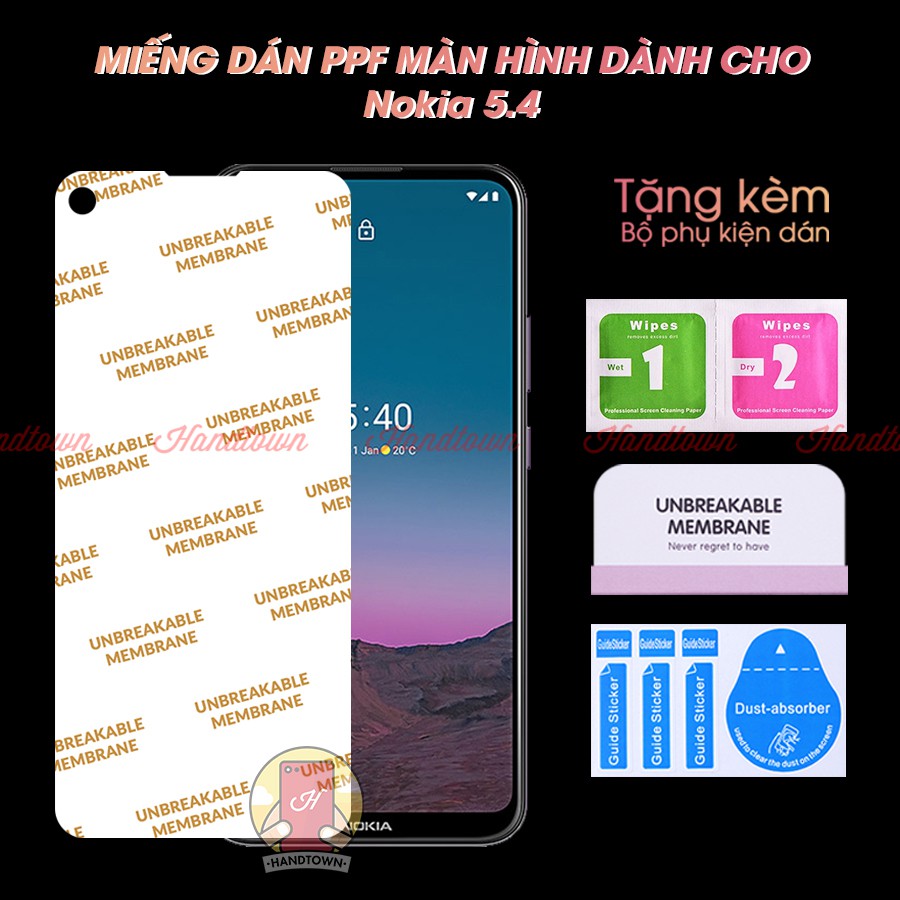 Miếng Dán Màn Hình PPF Nokia 5.4 nokia5.4 Kính Cường Lực Dẻo Trong Suốt Chống Trầy Xước Chống Va Đập Bảo Vệ Màn Hình