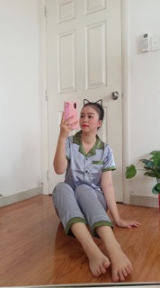 Đồ bộ pijama phi lụa cao cấp NTQD