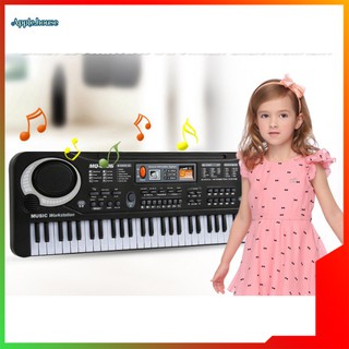 Đàn Piano Đàn Điện Tử 61 Phím Kèm mic Cho Bé Đàn Organ 03606