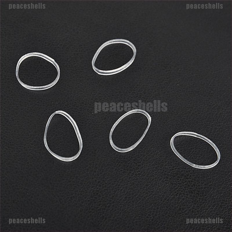 Set 200 / 500 Dây Buộc Tóc Đuôi Ngựa Trong Suốt