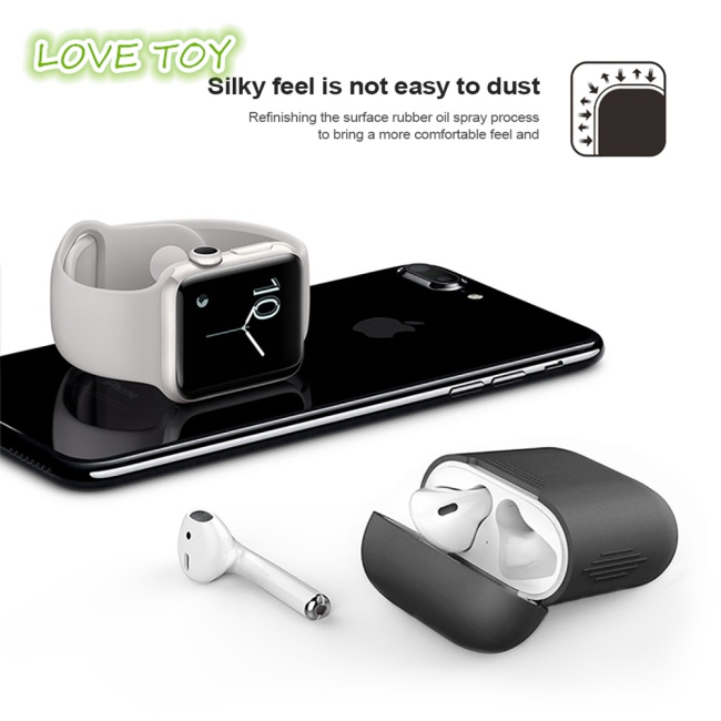 Vỏ Bảo Vệ Hộp Sạc Tai Nghe Bluetooth Không Dây Airpods Chống Rơi Chống Bụi Nkodok