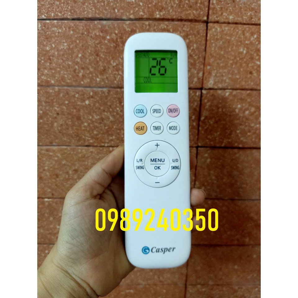 Điều khiển điều hòa Casper 2 chiều chính hãng