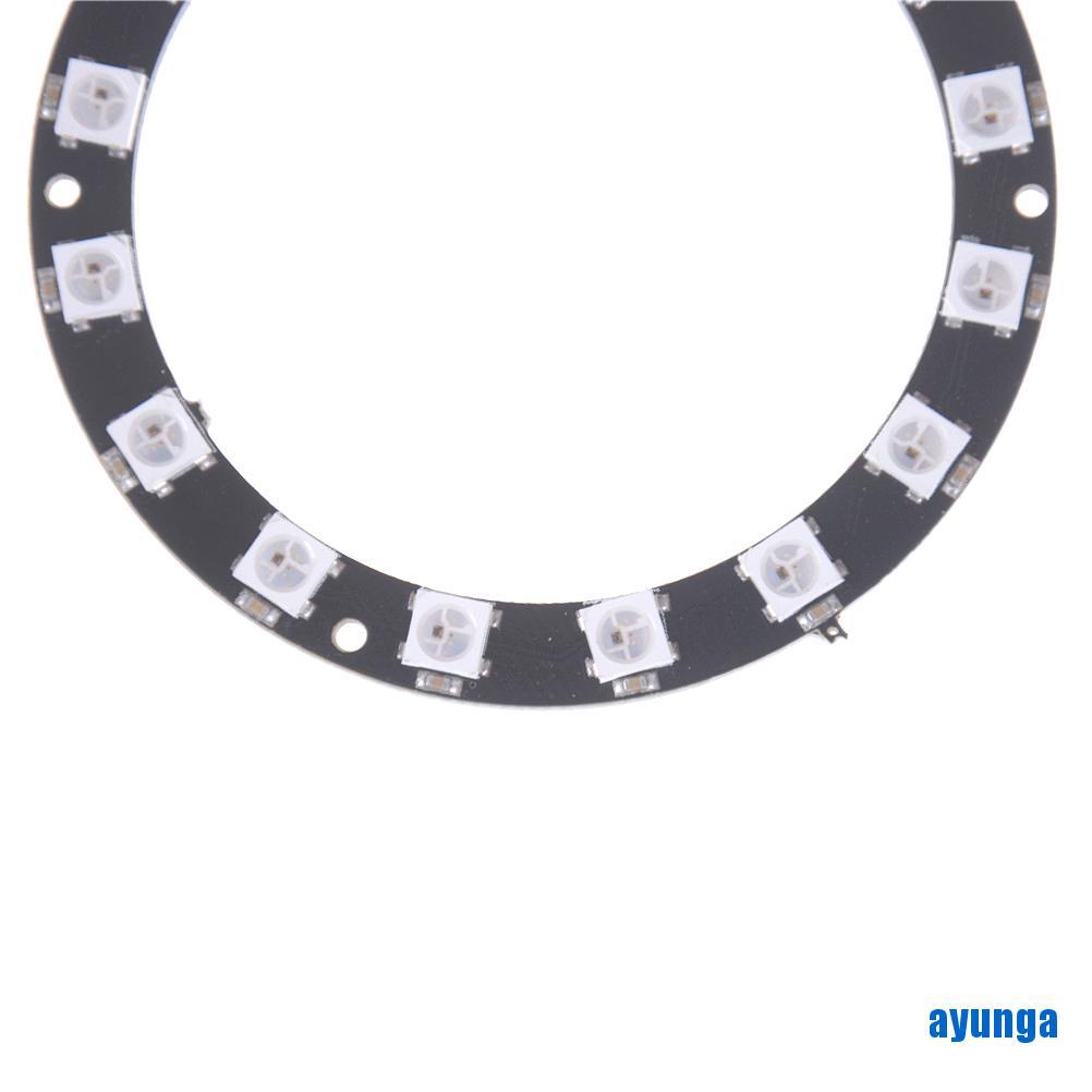 Vòng Đèn LED Ws2812b 5050 RGB 16Bit RGB + Điều Khiển Tích Hợp 68mm