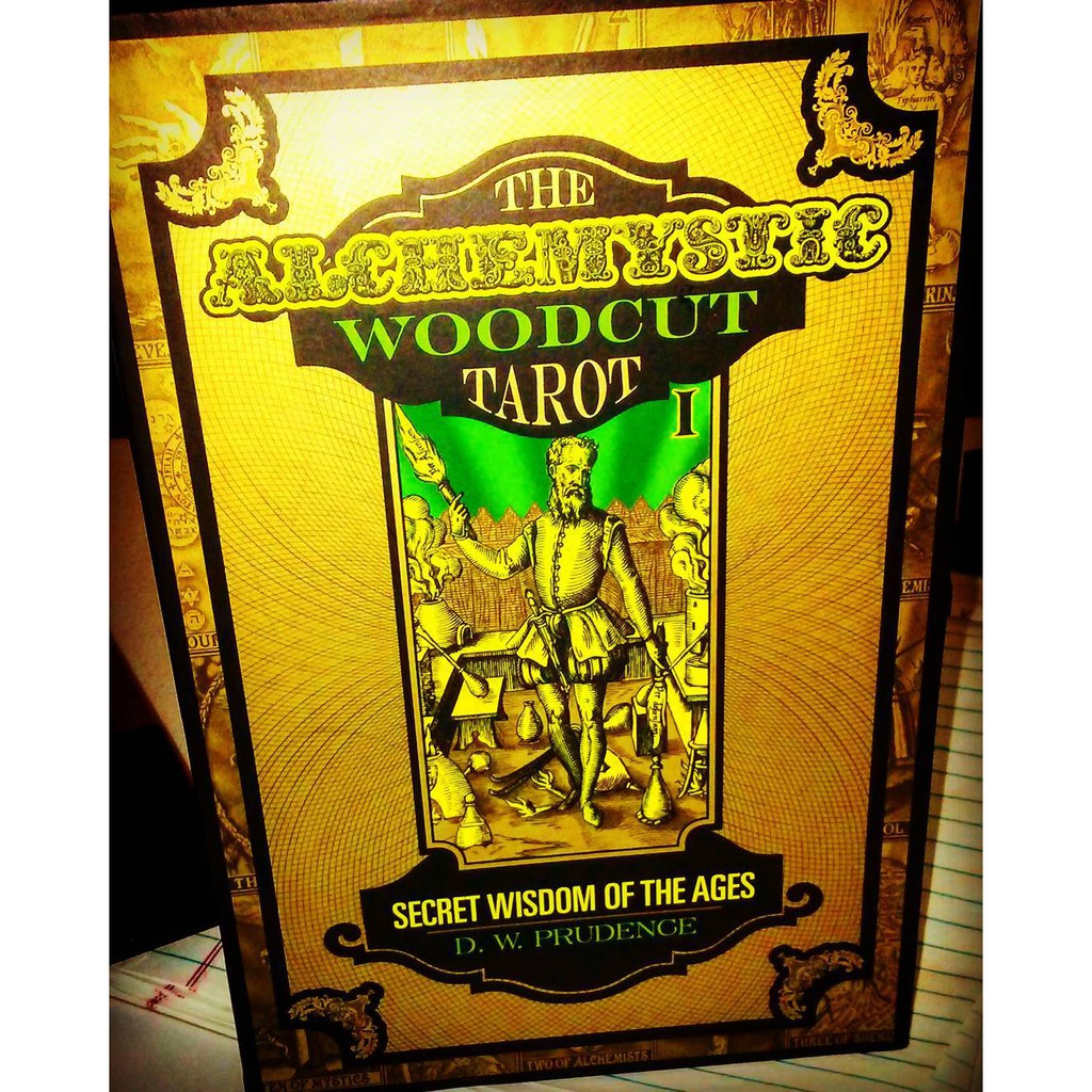 Bộ Bài AlcheMystic Woodcut Tarot (Mystic House Tarot Shop) - Bài Gốc Authentic Chính Hãng 100%