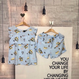 Bộ mặc nhà F21 - VNXK đùi ( M L XL XXL )