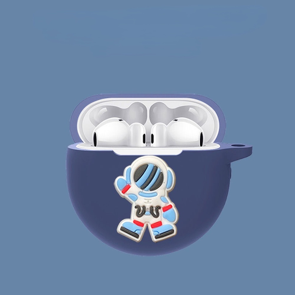 Hàng Sẵn Sàng! Vỏ Bảo Vệ Hộp Sạc Tai Nghe OPPO Enco Buds 2 Mềm Hình Phi Hành Gia & Hamburger Dễ Thương