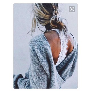 áo bralette ren đăng ten lưng