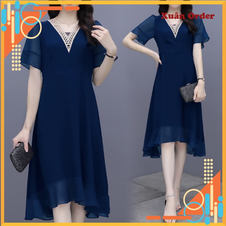 (Order 7-12 ngày, bigsize L-4XL) váy - Hàng Quảng Châu - SKU171121X122