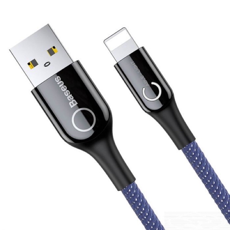 Cáp Sạc Tự Ngắt Thông Minh Cho Iphone lightning Baseus Bọc Dù Siêu Bền