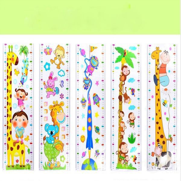 Decan dán tường thước đo chiều cao cho bé, Decal tranh đo chiều cao vrg1183 Siêu Thị 24/7