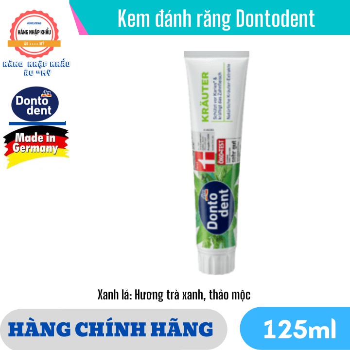 Kem đánh răng Dontodent 125ml