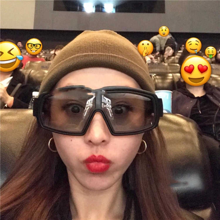 Hoa Tai Kim Loại Dạng Tròn Phong Cách Tối Giản Cho Cặp Đôi