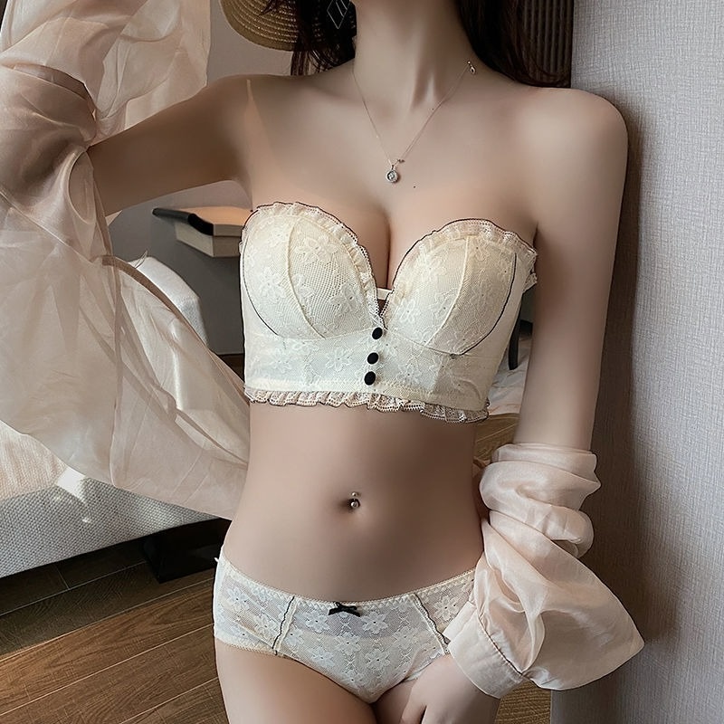 Áo Lót Nâng Ngực Không Dây Chống Chảy Xệ Cho Nữ