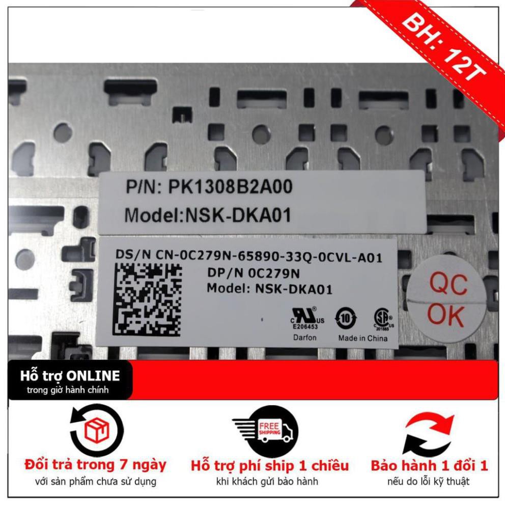 Bàn phím laptop Dell Inspiron 1440 1445 1320 PP42L Inspiron 13 1320 1440 C279N, 0C279N, NSK-DK001, PK1308B2A00