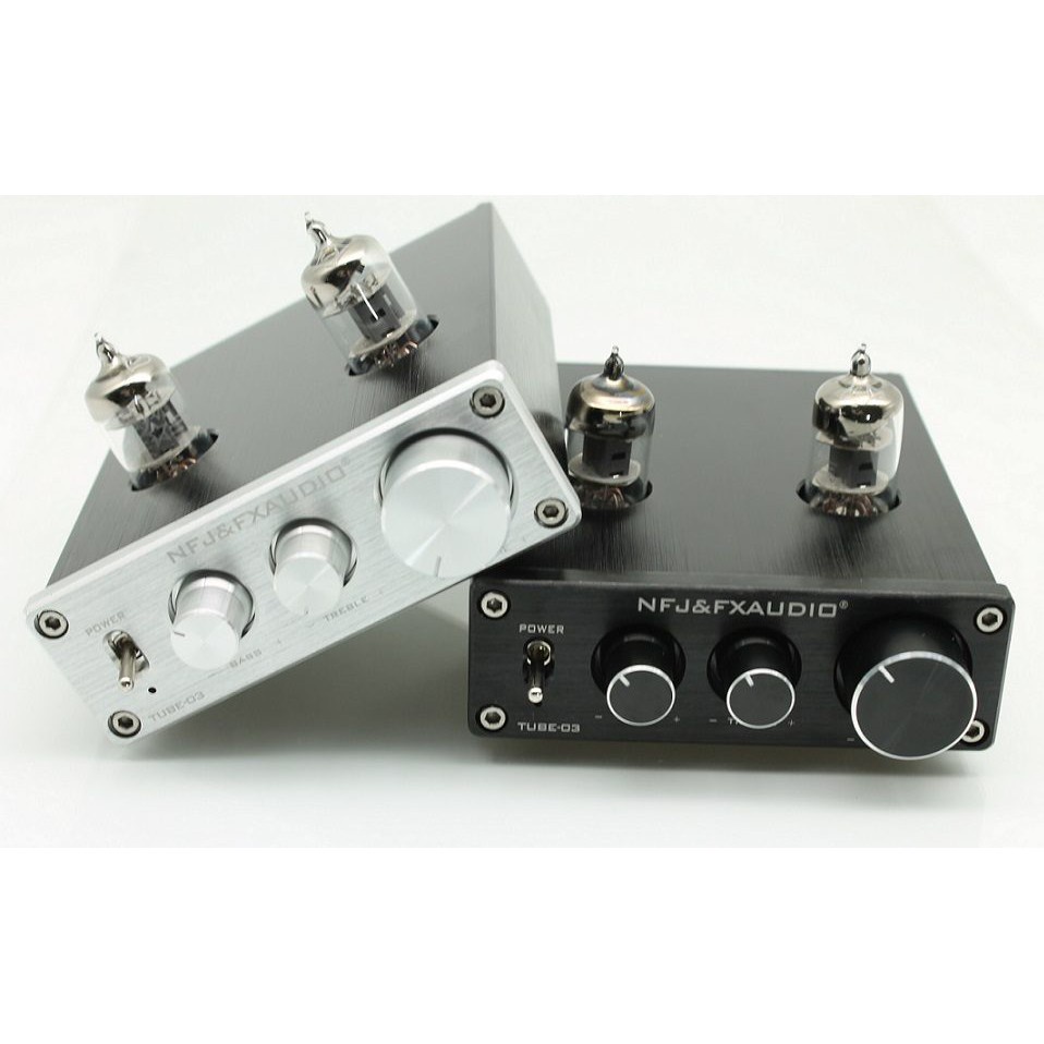 Âm ly Đèn Mini chỉnh Bass - Treble FX Audio TUBE-03 6J1 Preamplifier