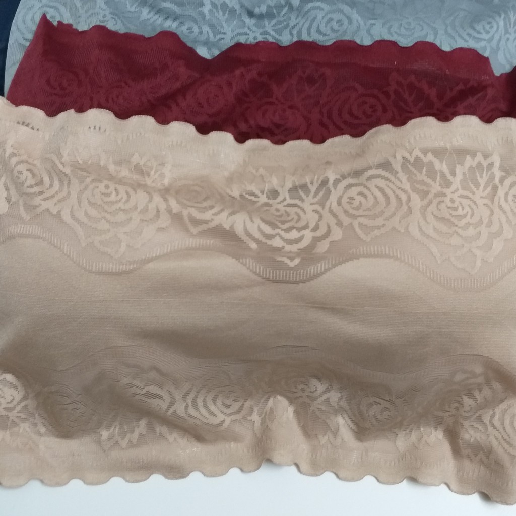 THANH LÝ Áo bra đúc không dây phối ren mềm mại 6030
