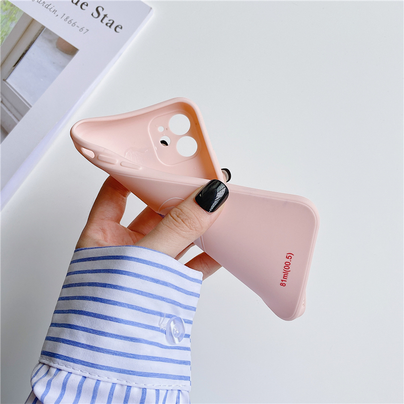 Ốp điện thoại silicon màu trơn hình Fanta iPhone 6 6S 7 8 Plus iPhone X XS MAX XR iPhone 12 Pro Max 12 Mini