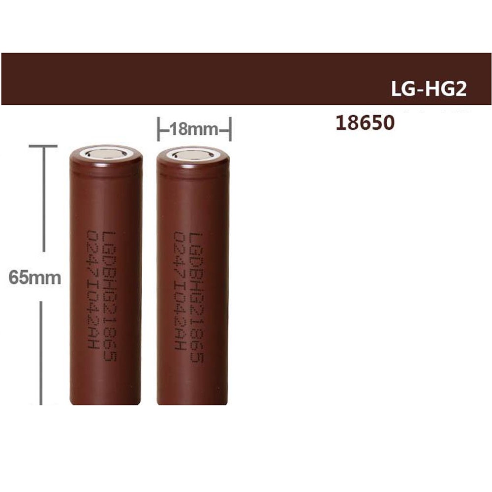 Pin 18650 LG HG2 lithium 2200MAH liên tục xả 20A điện năng cao pin công cụ công suất năng lượng cao