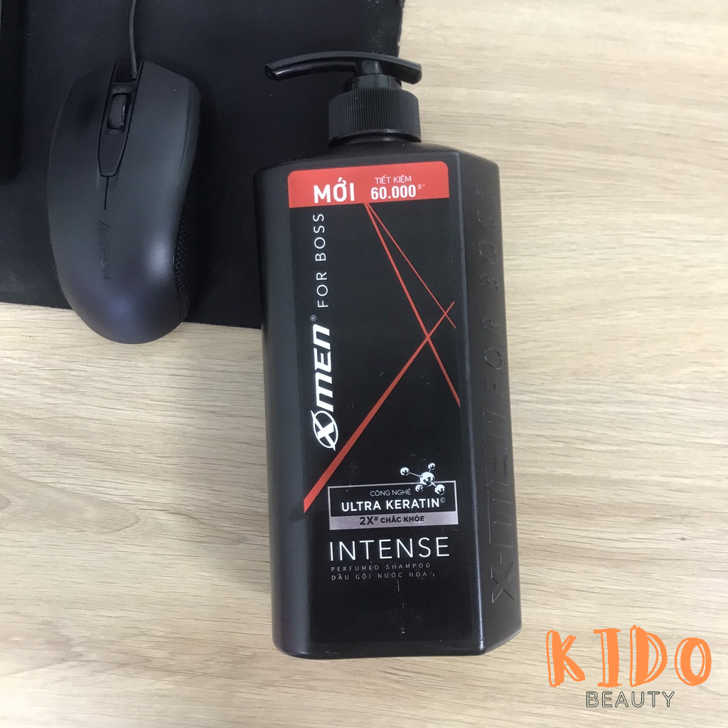 Dầu Gội Nước Hoa XMEN For Boss Intense 380g | 650g - Xịt Khử mùi 150ml - Lăn nách 50ml - Gel tạo kiểu tóc 150g