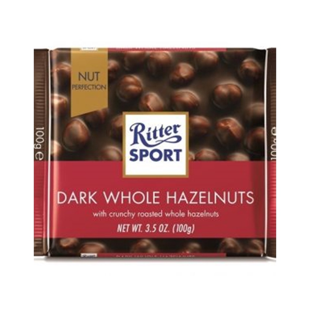 [HCM GIAO NHANH, DATE MỚI NHẤT] Socola đen Nhân hạt dẻ Ritter Sport (100g)
