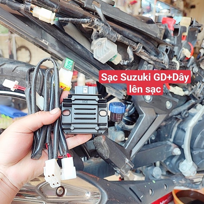 Bộ dây lên sạc chuyển điện bình dành cho sirus- Ex 135